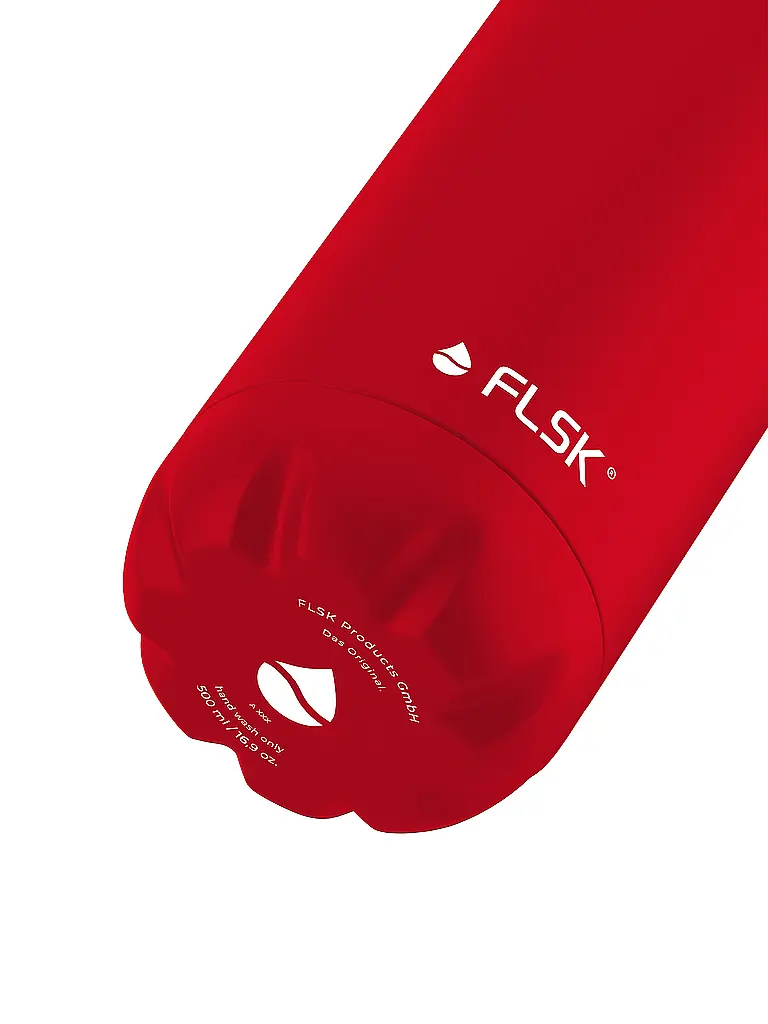 FLSK | Borraccia termica - Thermos 0,5 l acciaio inossidabile rosso | Rosso