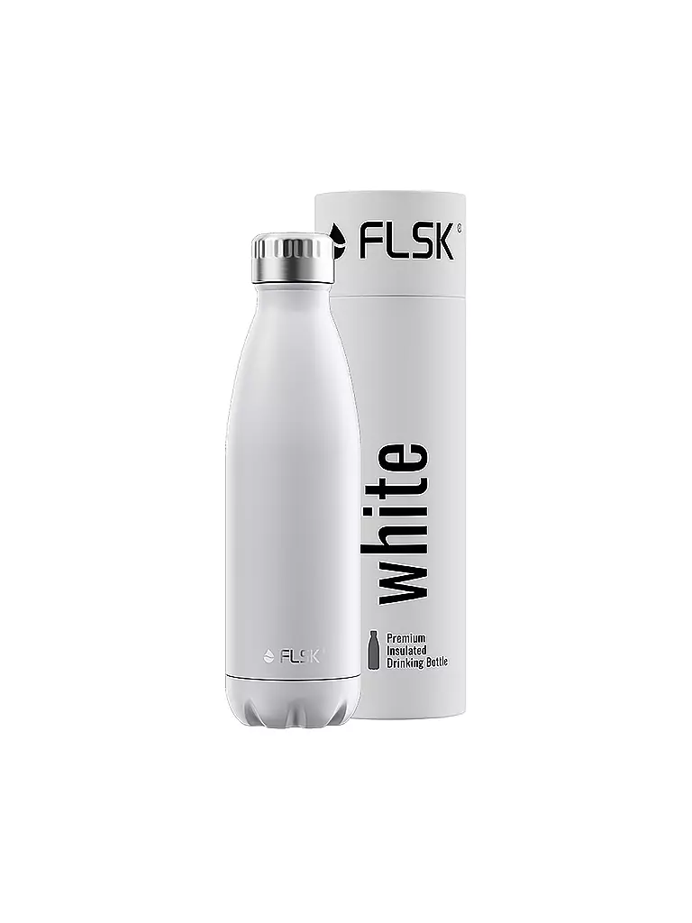 FLSK | Borraccia termica - Thermos 0,5l Acciaio inossidabile Bianco | 