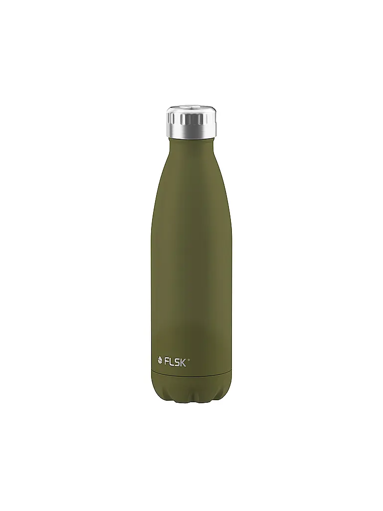 FLSK | Borraccia termica - Thermos 0,5l Acciaio Inox Oliva | Oliva