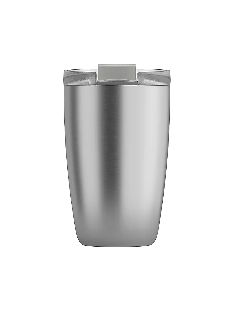 FLSK | Tazza termica - Tazza thermos CUP per caffè da asporto 0,35l Acciaio inossidabile | Argento