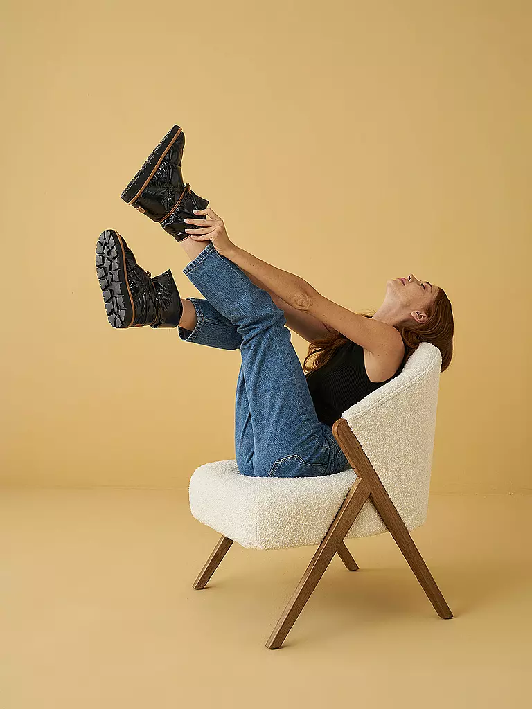 FLUFIE | Snowboots SHINY | Nero