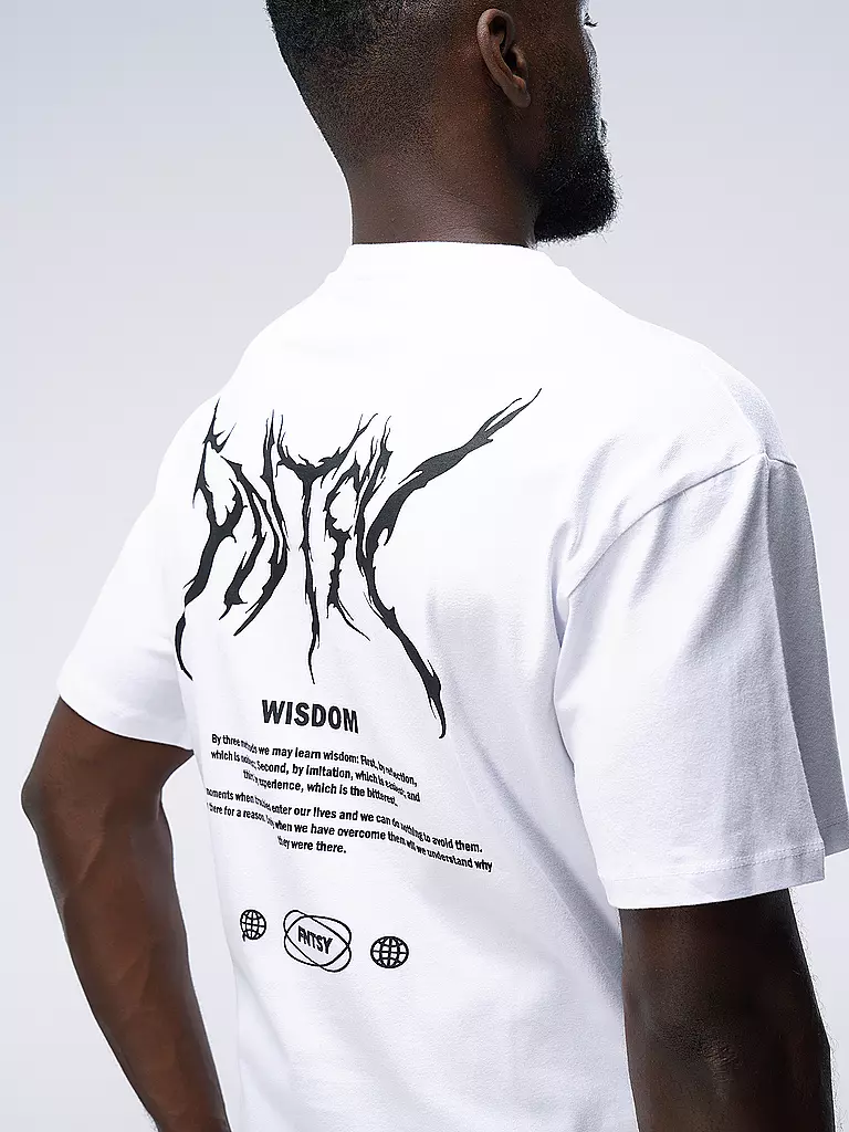 FNTSY | T-Shirt WISDOM | Bianco