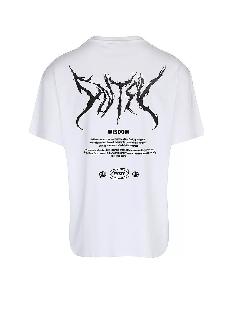FNTSY | T-Shirt WISDOM | Bianco