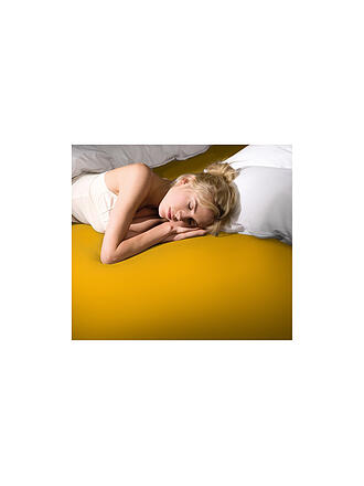 FORMESSE | Lenzuolo con angoli in jersey BELLA DONNA 90/190 cm - 100/220cm Curry