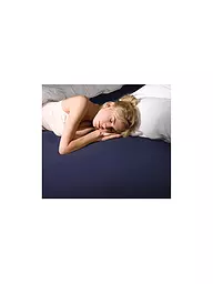 FORMESSE | Jersey-Spannleintuch "Bella Donna" 140/200 cm - 160/220 cm (Perlgrau) | Blu scuro