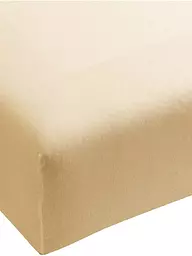 FORMESSE | Jersey-Spannleintuch "Bella Donna" 180/200 cm - 200/220 cm (Weiss) | Beige