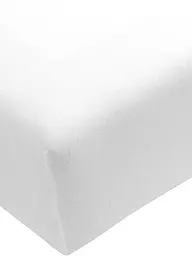 FORMESSE | Jersey-Spannleintuch "Bella Donna" 180/200 cm - 200/220 cm (Weiss) | Bianco