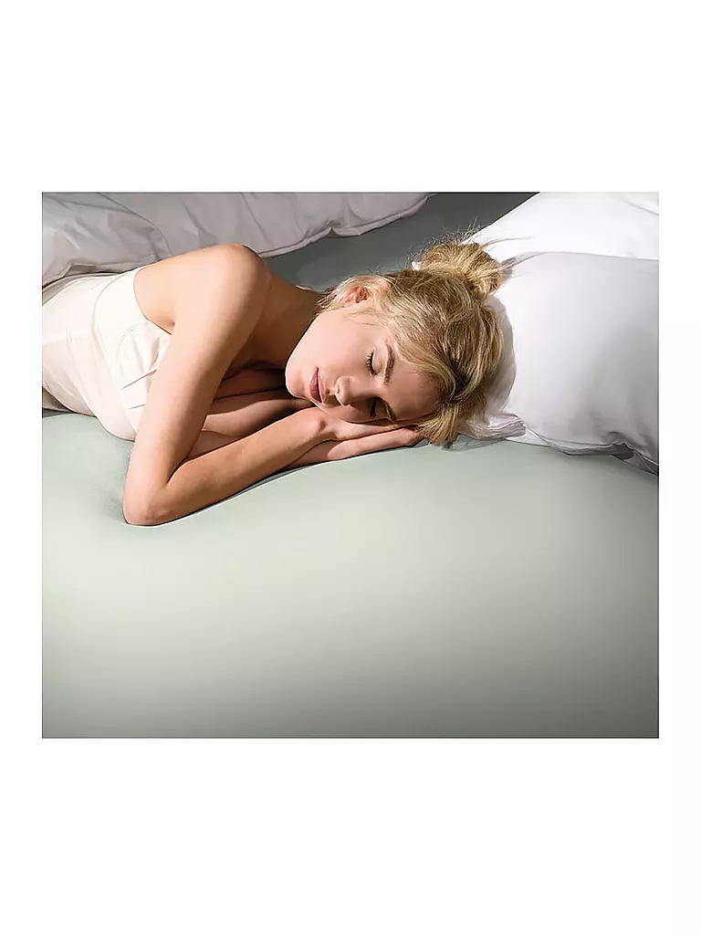 FORMESSE | Lenzuolo con angoli in jersey BELLA DONNA 120/200 cm - 130/220 cm Verde pastello | Verde chiaro