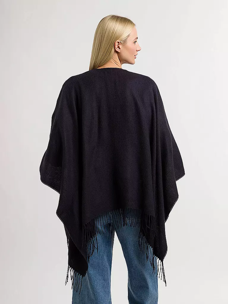 FRAAS | Poncho - Cape RUANA | Blu scuro