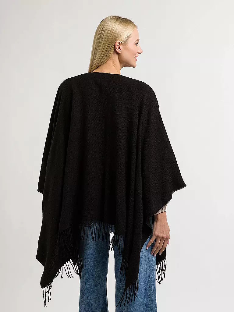 FRAAS | Poncho - Cape RUANA | Nero