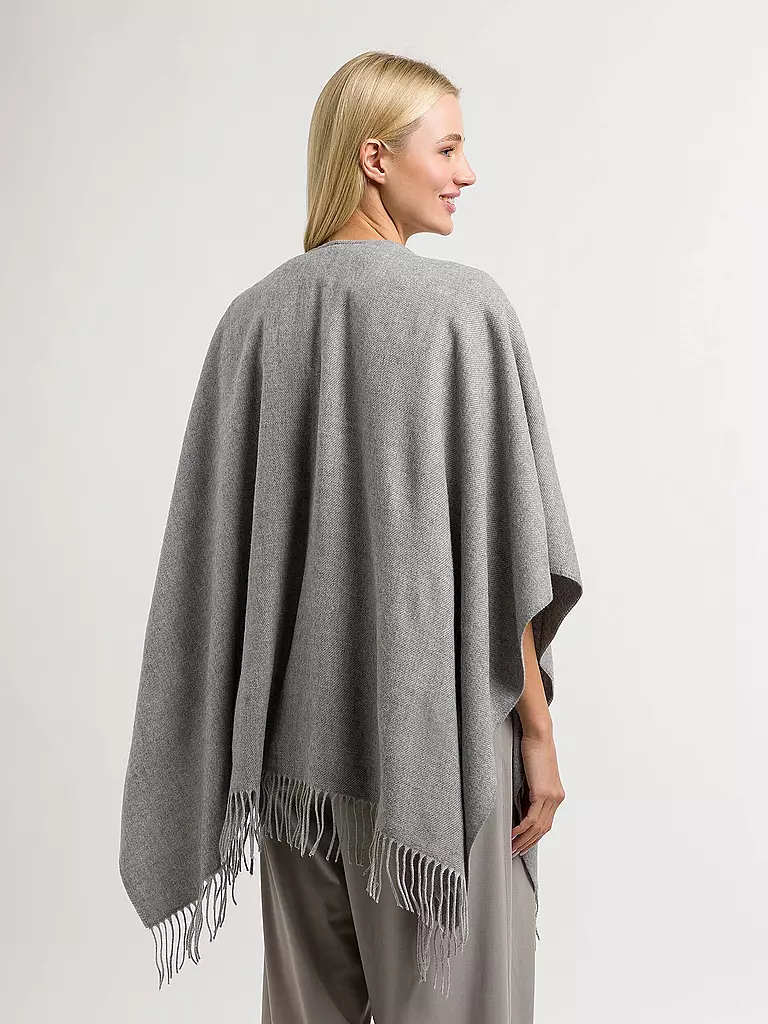 FRAAS | Poncho - Mantella RUANA | Grigio
