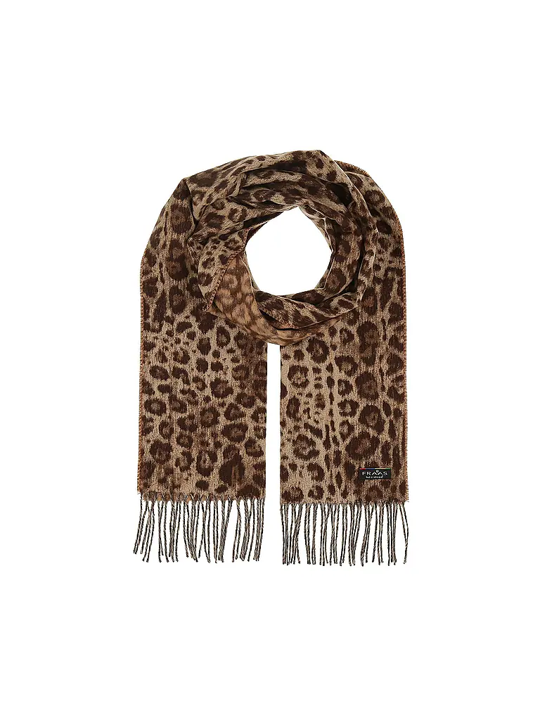 FRAAS | Prodotto: Sciarpa
Marca: FRAAS
Colore: camel
Categorie: Moda, Donna

Materiale: Poliacrilico / Acrilico
Motivo: Animalier, All-over
Stile: Casual
Dettagli: Frange | Cammello