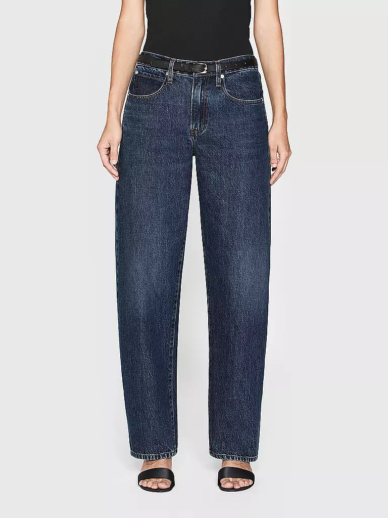 FRAME | Jeans a gamba larga SLUNG | Blu