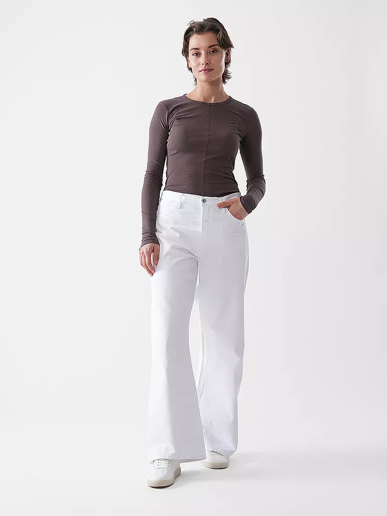 FRAME | Jeans a gamba larga THE LOOSE | Bianco