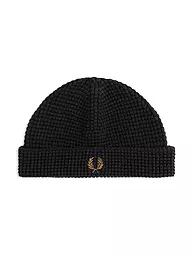 FRED PERRY | Berretto - Cuffia WAFFLE BEANIE | Nero
