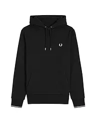 FRED PERRY | Felpa con cappuccio - Hoodie | Nero