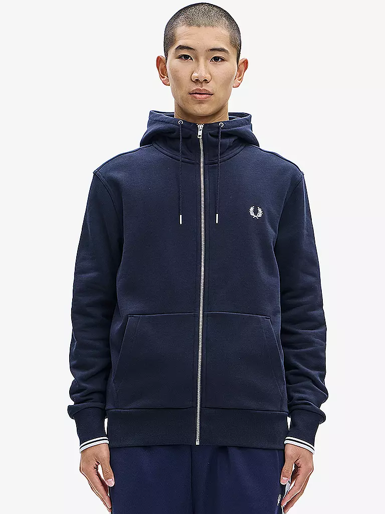 FRED PERRY | Felpa con cappuccio | Blu