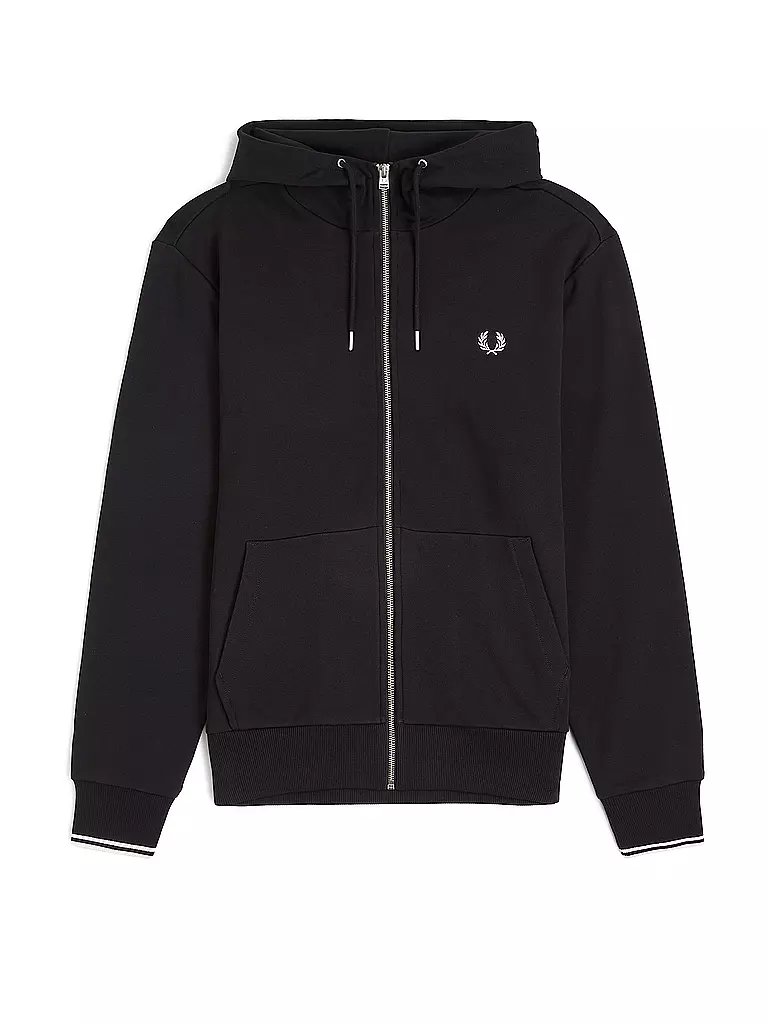 FRED PERRY | Felpa con zip | Nero