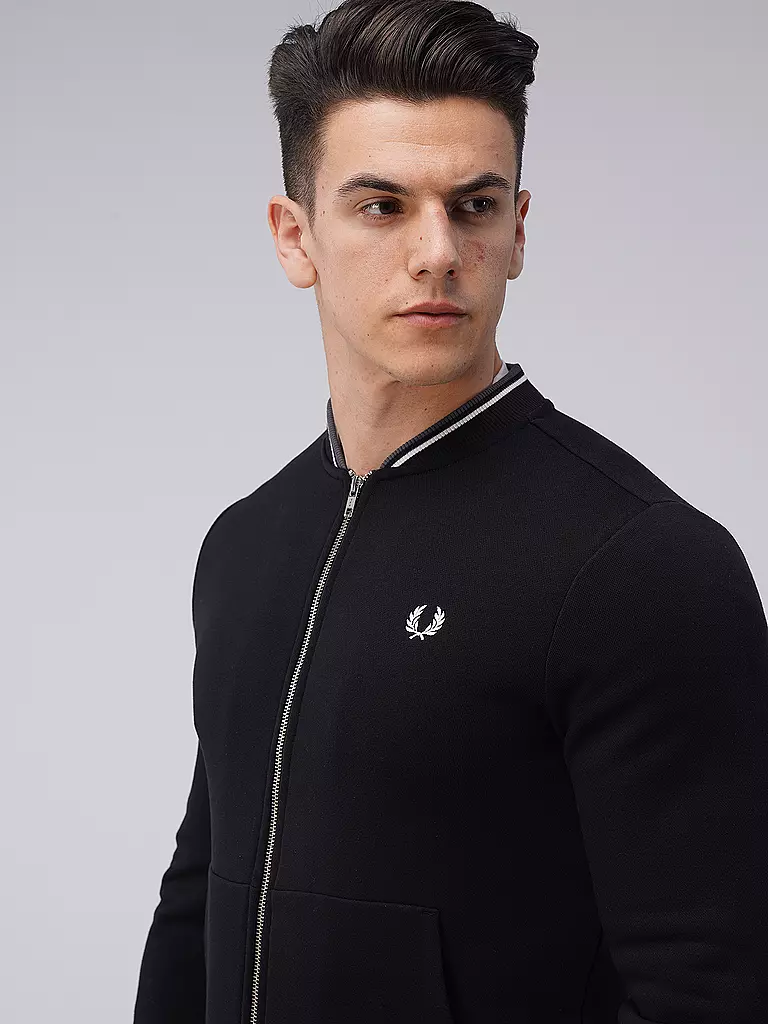 FRED PERRY | Giacca di felpa | Nero