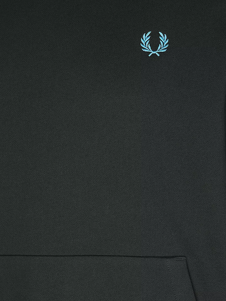 FRED PERRY | Kapuzenpullover - Hoodie | Verde scuro