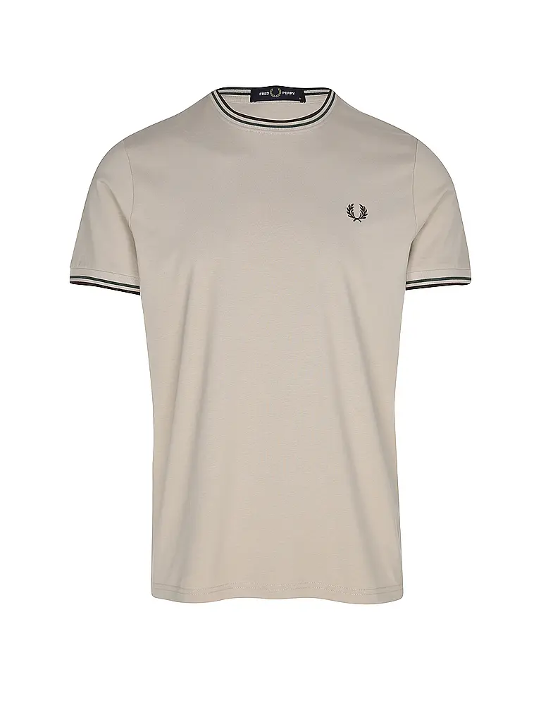 FRED PERRY | Nome prodotto: T-Shirt
Marca: FRED PERRY
Colore: beige
Categorie: Moda, Uomo

Lunghezza manica: Manica corta
Scollo: Girocollo
Materiale: Jersey, Cotone
Motivo: Tinta unita
Vestibilità (capispalla): Regular
Stile: Trendy
Dettagli: Logo | Beige