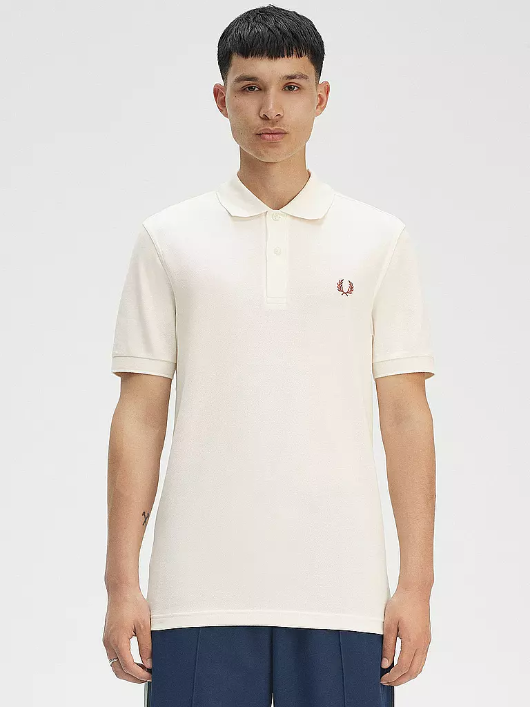 FRED PERRY | Poloshirt Slim Fit | Bianco