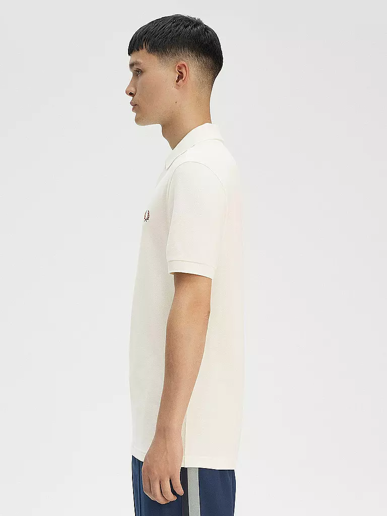 FRED PERRY | Poloshirt Slim Fit | Bianco