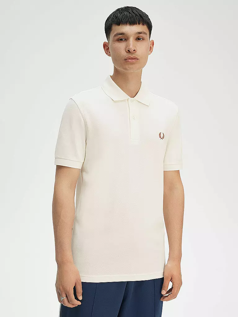 FRED PERRY | Poloshirt Slim Fit | Bianco