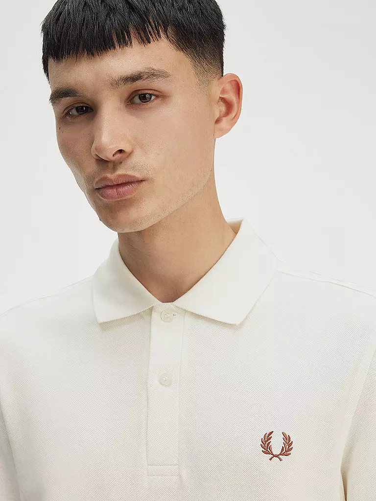 FRED PERRY | Poloshirt Slim Fit | Bianco