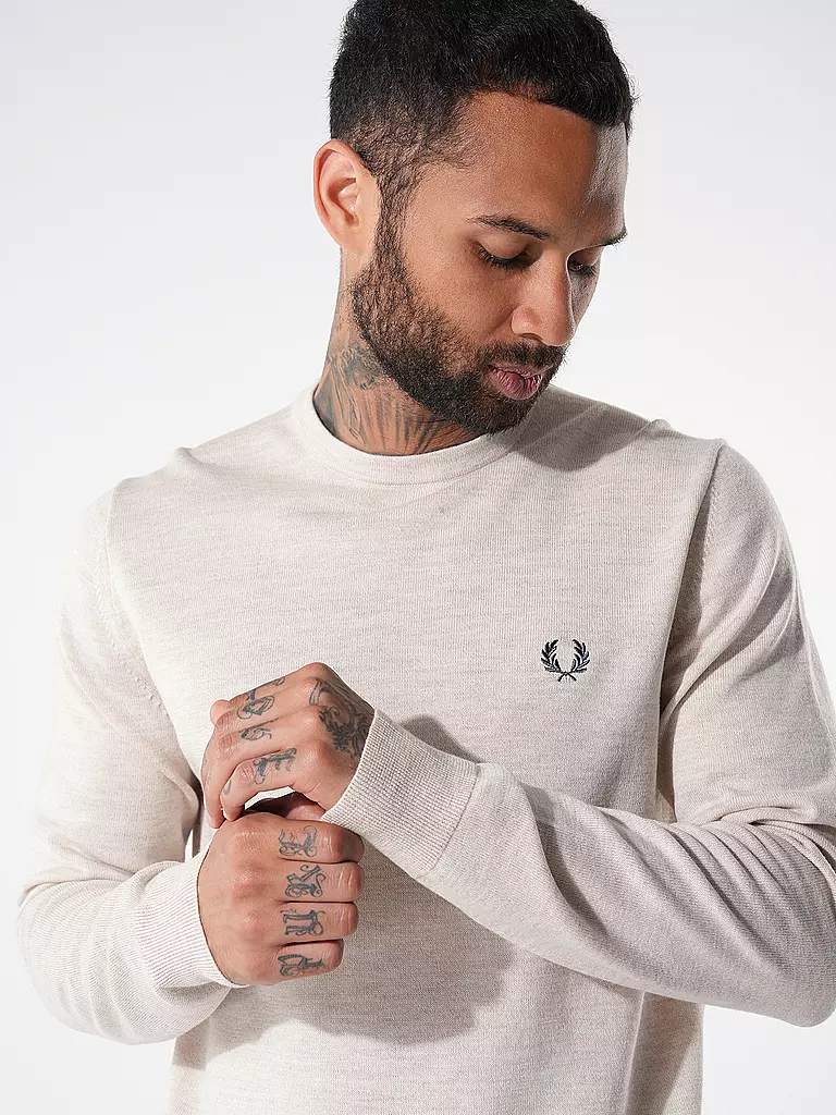 FRED PERRY | Pullover  | Crema