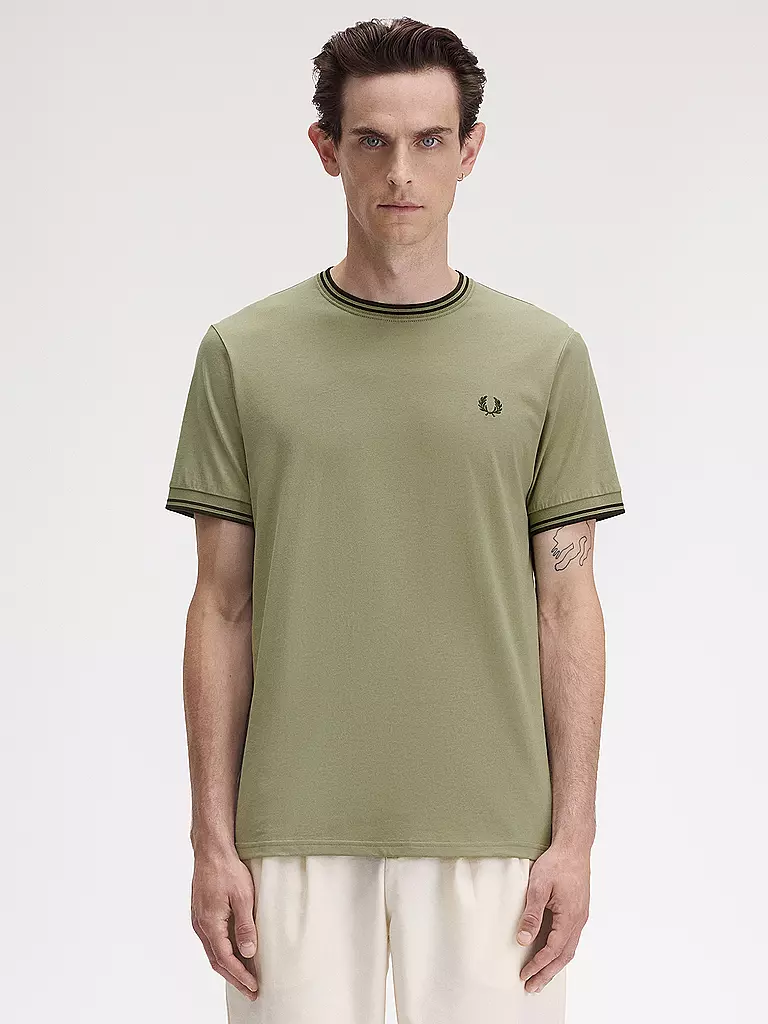 FRED PERRY | T-shirt | Oliva