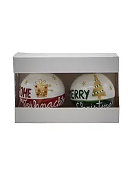 FREEDOM | Christbaumkugel | Bianco