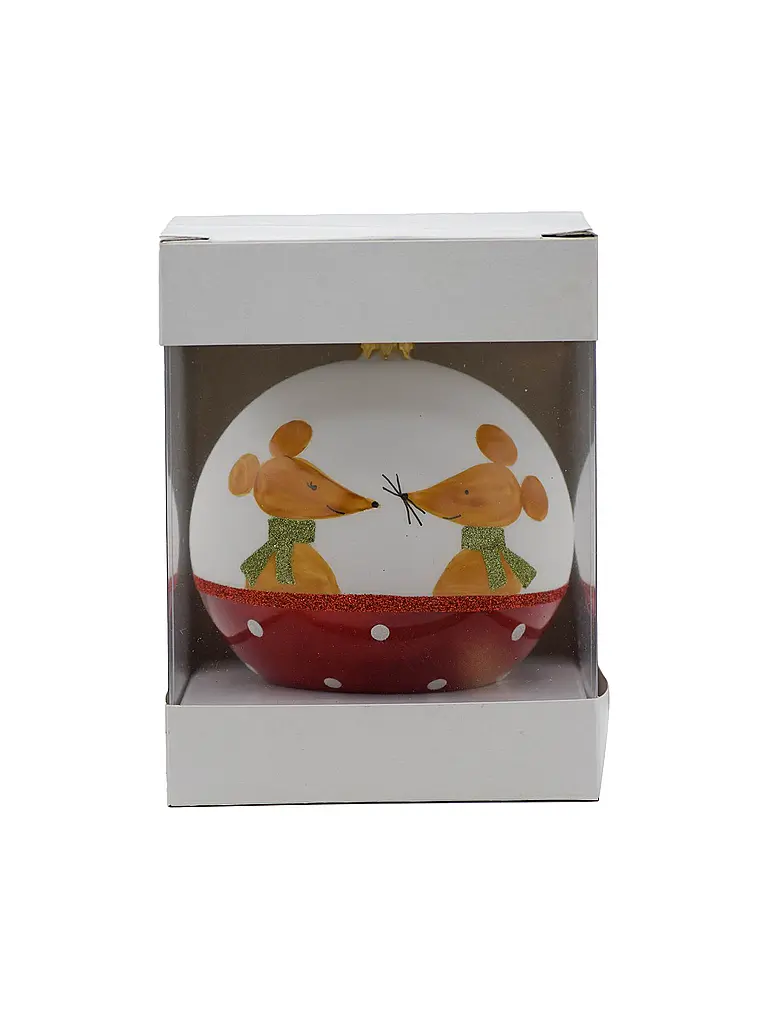 FREEDOM | Christbaumkugel | Bianco