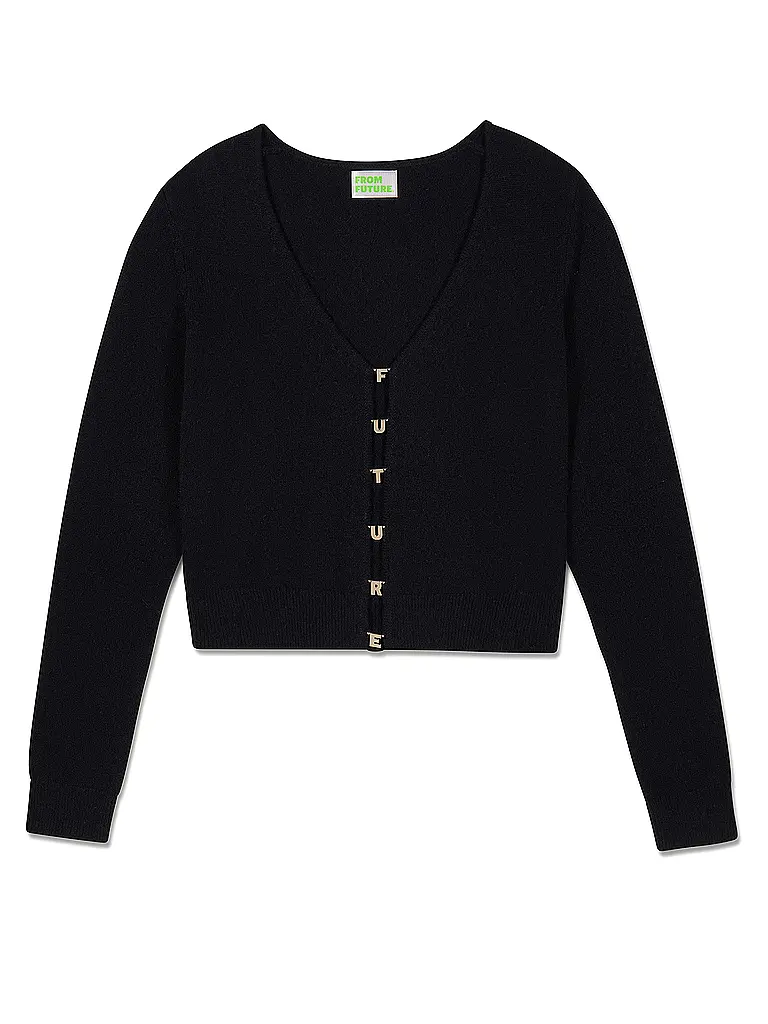 FROM FUTURE | Cardigan in cashmere | Nero