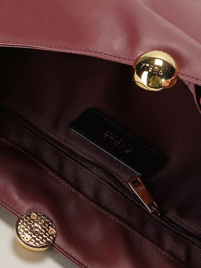 FURLA | Ledertasche - Schultertasche SFERA SOFT Large | Rosso scuro