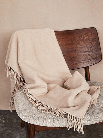 FYNCH-HATTON | Coperta in lana - Plaid KIBO 130x170cm Nature Sand