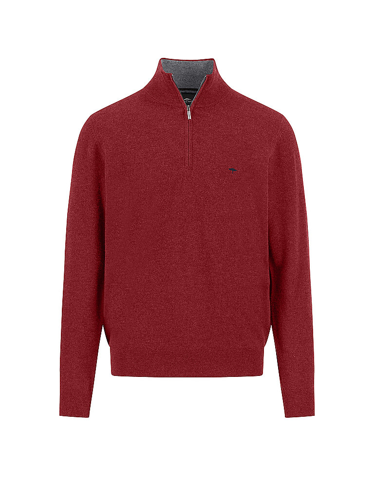 Pullover Troyer rosso M