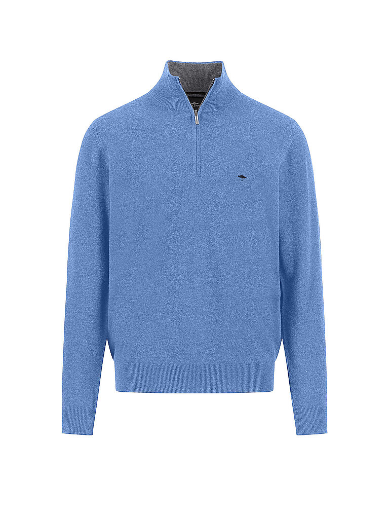Pullover Troyer azzurro 4XL