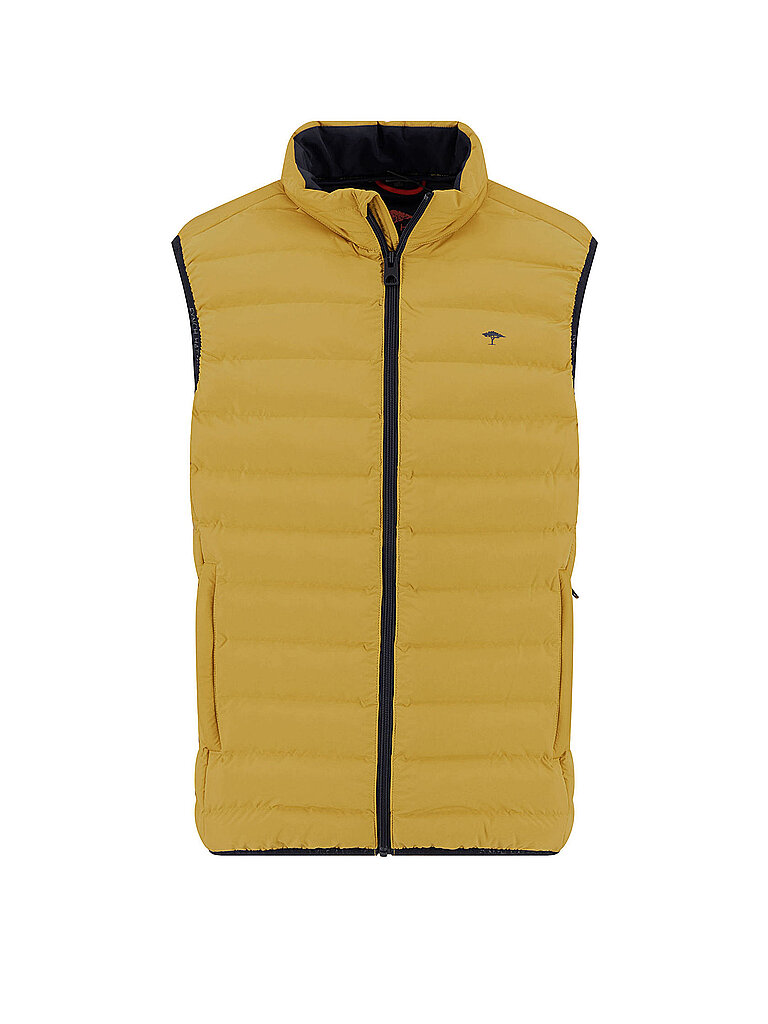 Gilet trapuntato giallo XL