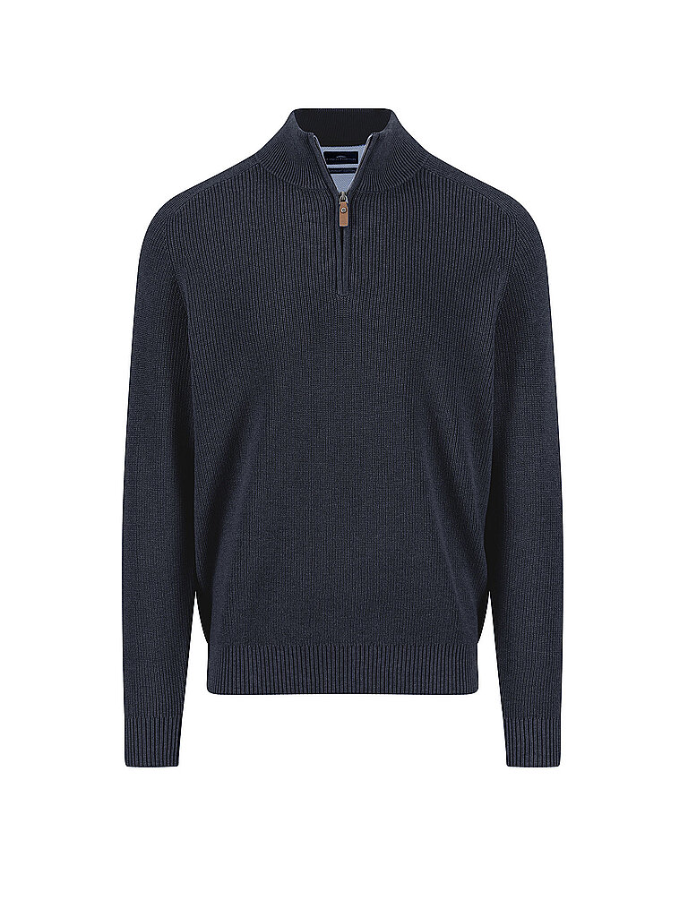 Pullover Troyer blu XXL