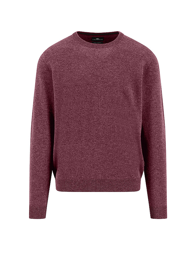 Pullover in cashmere rosso scuro XXXL