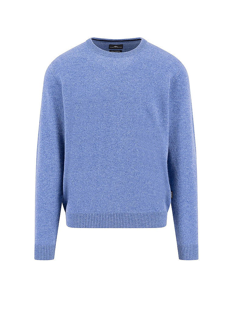 Pullover in cashmere azzurro XXXL