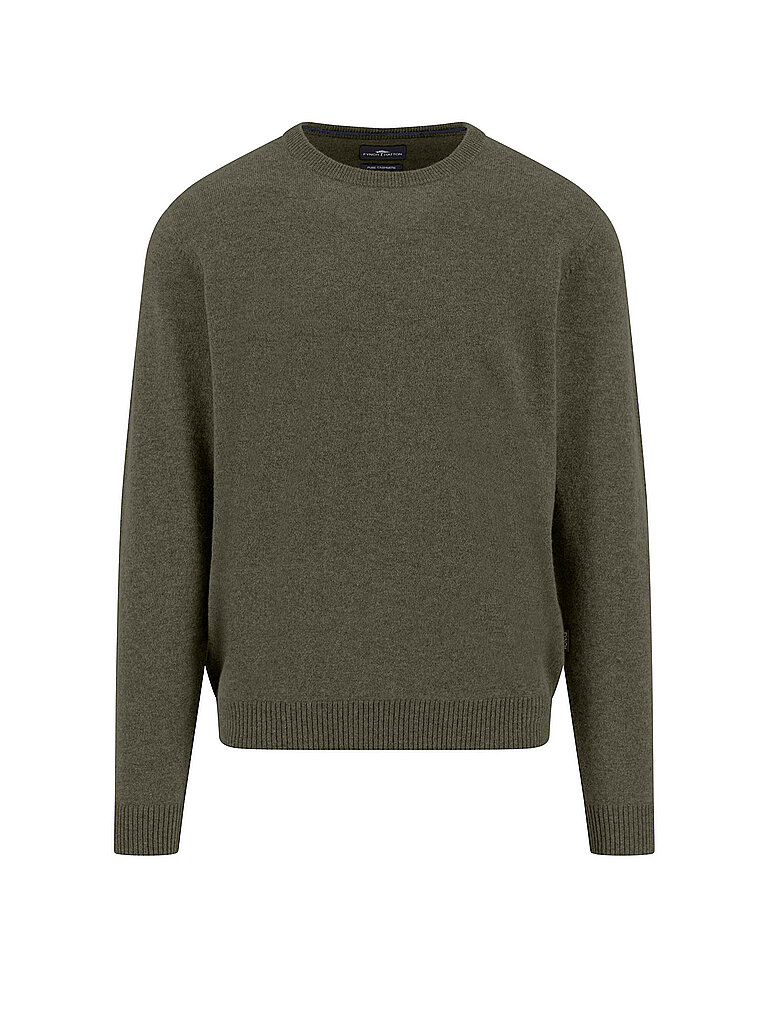 Pullover in cashmere verde scuro XXL