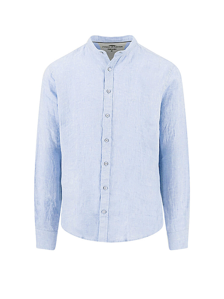Camicia di lino azzurro XL