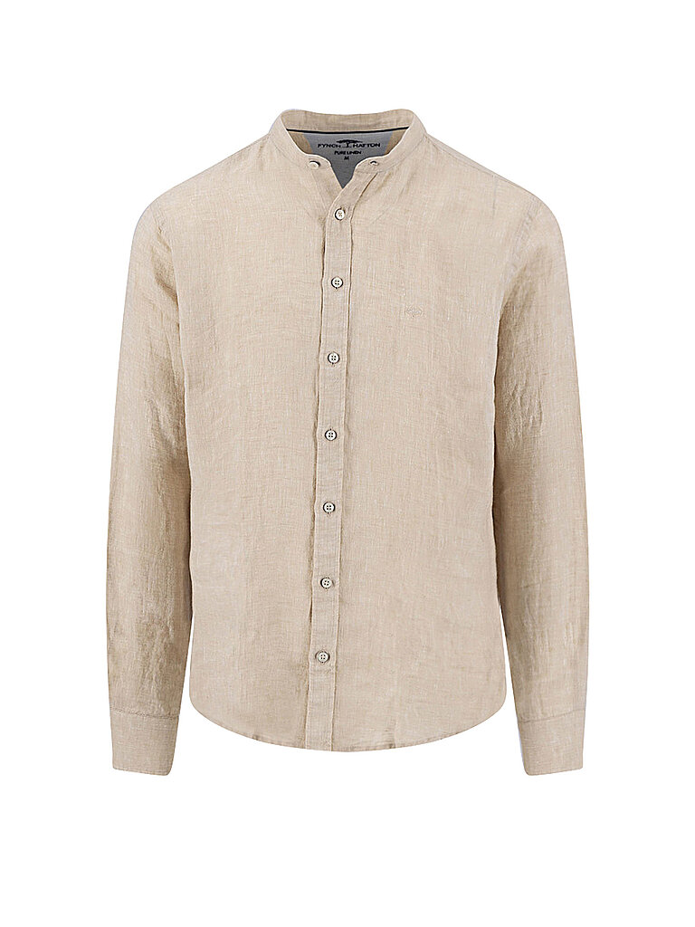 Camicia di lino beige XXL