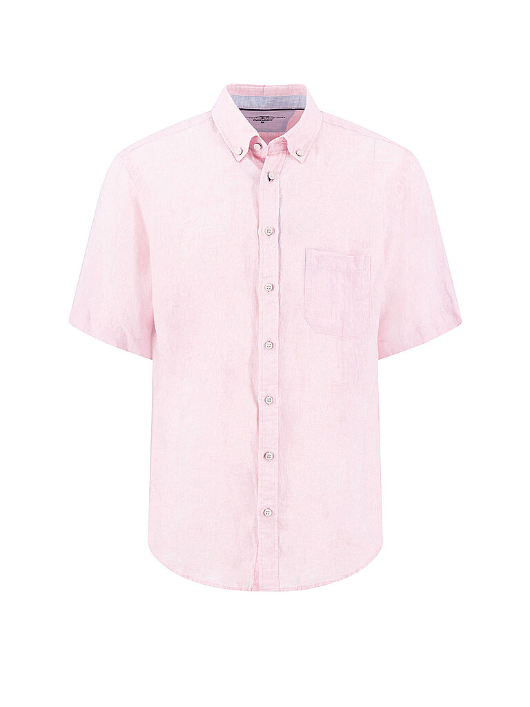 Camicia di lino rosa XXXL