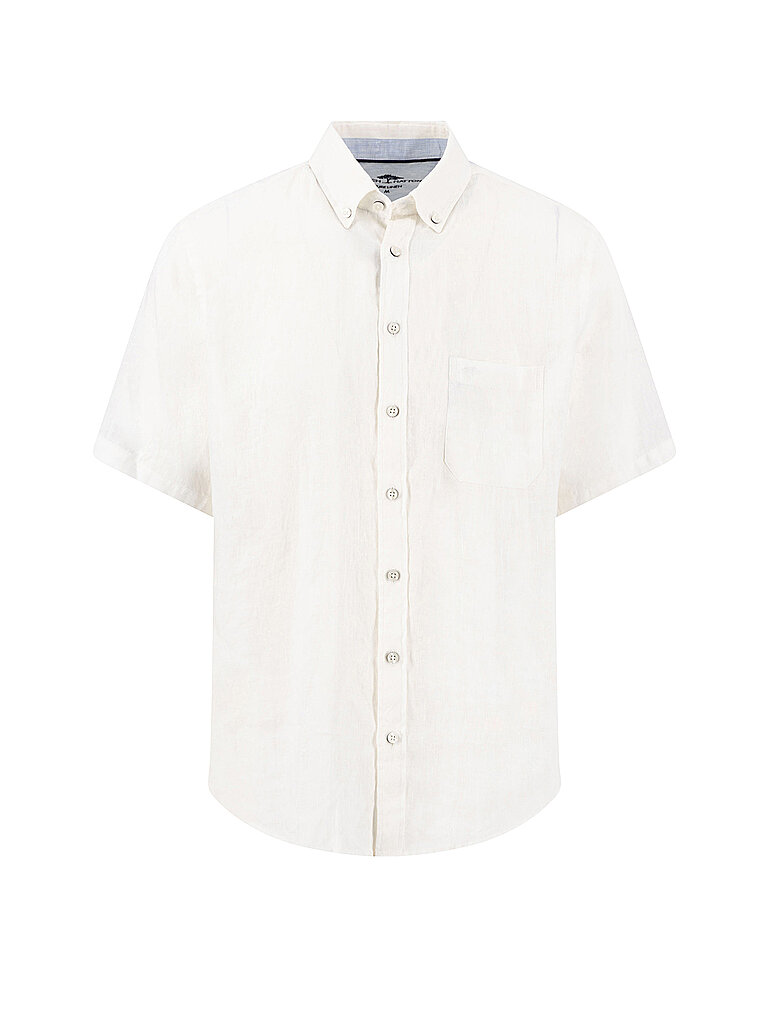 Camicia di lino bianco XXXL