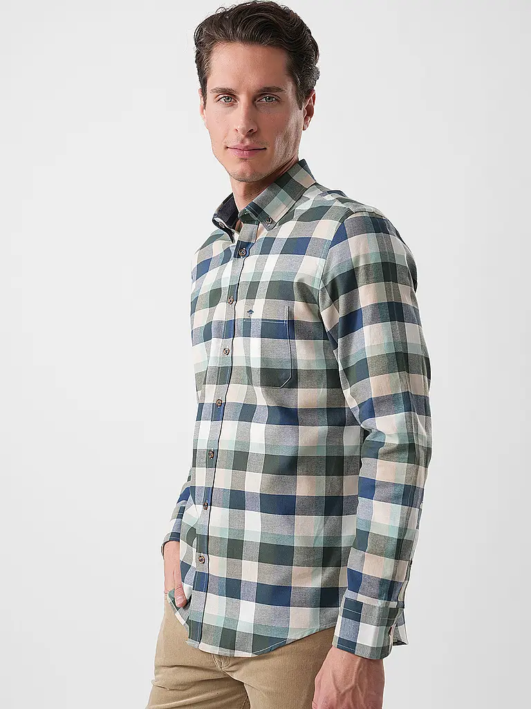 FYNCH-HATTON | Camicia di flanella Regular Fit | 