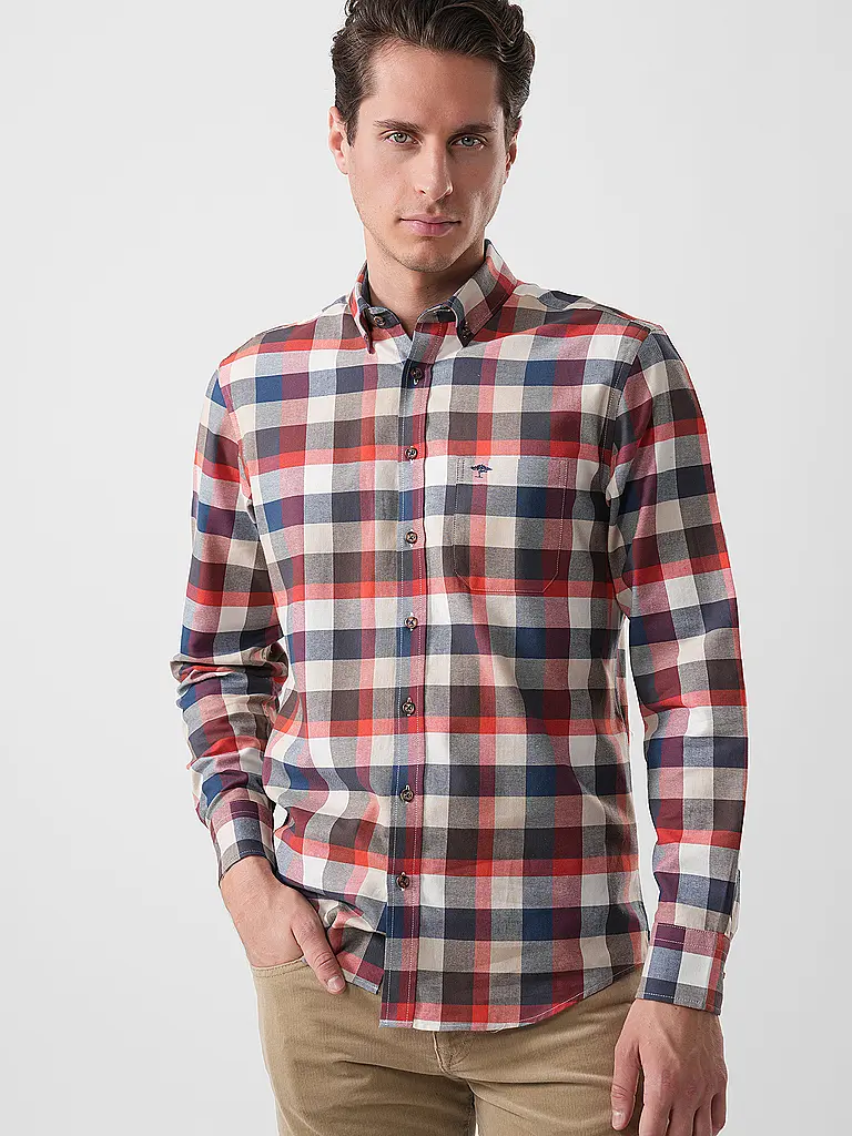 FYNCH-HATTON | Camicia di flanella Regular Fit | 