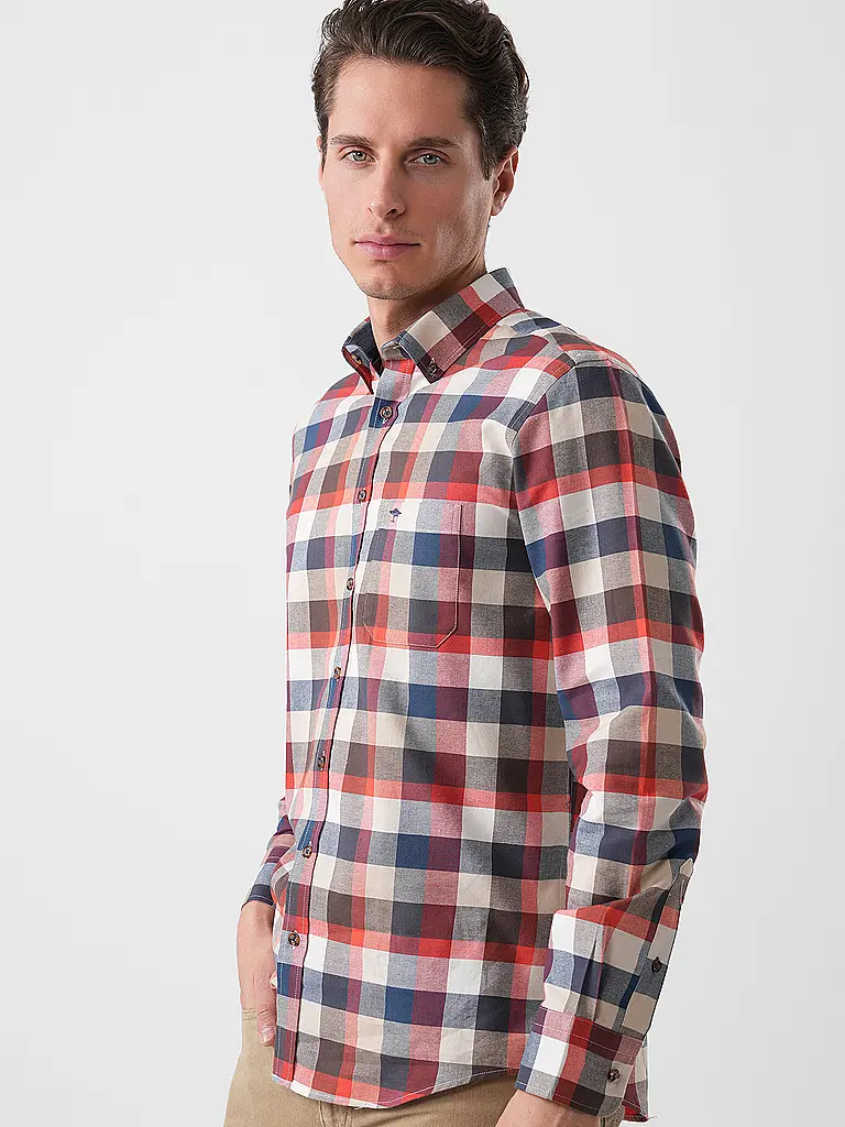 FYNCH-HATTON | Camicia di flanella Regular Fit | 